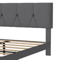 Levede Bed Frame Upholstered Platform Mattress Base Double BF1077-D-AU