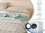 AYktou Reversible Patchworks Queen Size, 78.74x59.05in Lightweight Plaid Bedspreads Coverlets V1189-WXFWAL-20260326-03121