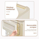 Folding Hanging Trash, Kitchen Cabinet/Car/Bedroom/Bathroom Folding Hanging Small Plastic Trash V1366-AZ2-W-02361