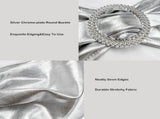 Spandex Chair Sashes Bands 50PCS Stretch Chair Ties Bows with Buckle Slider for Wedding Party V1258-DP02-C-1408