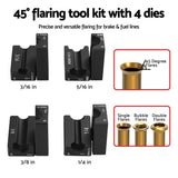 Giantz 45&deg Brake Line Flaring Tool Kit for 3/16"-3/8" Tubing with Cutter BLINE-BK-4SZ