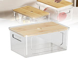 Trash Bag Dispenser Stackable with Top Extra Large Garbage Bag Holder & Organizer for Kitchen V1370-AZ4-15923
