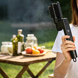 Cordless Electric Grill Brush Rotating Rechargeable Grill Cleaner for Home Outdoor V1263-JX-8186