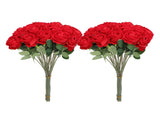 50pcs Artificial Roses Realistic Real Looking Long Stem Fake Roses for DIY Wedding Bouquets V1294-YM0901-3115240075711