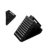 Heavy Duty Rubber Wheel Chock for Car and Truck, Portable Parking Block with Non- Grip Bottom, 1 Pc V1369-AZ3-W-14270