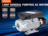 0.75KW Electric Motor 1400 rpm, AC 220240V 5.45A, 80, B3 Frame, Air Compressor Motor Single Phase, V952-TYJLIECDJ1406H7Z4V7
