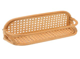 Rattan Wall Shelf Hand Crafted Durable Natural Rattan Hanging Rack Wall Storage Shelf for Bathroom V1294-YM0716-3117220168211