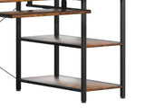 Levede Office Gaming Computer Desk Brown DH1054-BR