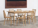 Riviera Solid Oak Dining Chair - Set of 2 V199-CH050RVRSF2NU