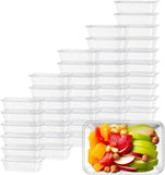 120pcs 1500ml Reusable Food Containers Plastic Storage Meal Prep w/ Lids V563-FC1500-10-12PK