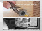 Wood Carbide Insert Scraper Aluminum Alloy Glue Scraper Remover for Woodworking Cleaning Degumming V1294-YM0703-3114230059411