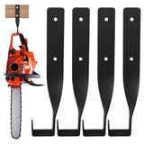 4PCS Chainsaw Wall Mounts, Metal Chainsaw Wall Hanger, Wall Mounted Chainsaw Holder for Garage, V1369-AZ3-W-08957