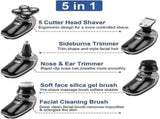Rechargeable Bald Head Shaver for Men, USB Rotary Beard Trimmer, Waterproof V1263-JX-4018