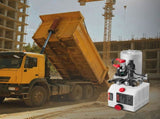 3 L Hydraulic Power Unit, Double Acting Dump Trailer Pump, 22 MPa Max Relief Pressure & 3.4 L/min V952-12VSZYSLXCZYMIESA001V9