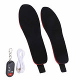 Heated Insoles DIY Cuttable Smart Remote Control USB Rechargeable Electric Heating Insoles for Men V1294-YM3113220238312-0421