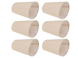6PCS Linen Fabric Lamp Shade Cover Cylindrical Lampshade with Iron Support for Household Light V1294-YM0715-3119220085111