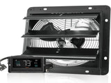 Shutter Exhaust Fan, 254mm / 10inch with Temperature Humidity Controller, EC-motor, 843 CFM, V952-BYCSPQSDJEC10VE89V3