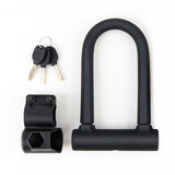Heavy-Duty Silicone U-Lock 17mm Alloy Steel Shackle, Anti-Cut & Anti-Saw, Double-Open Locking, V1232-UXS-ZXC-001
