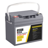 Giantz AGM Deep Cycle Battery 12V 50Ah Box Portable Solar Caravan Camping BATTERY-C-AGM-50