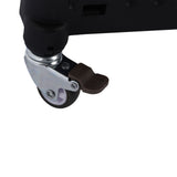 Collapsible Utility Rolling Crate Swivel Casters PP Strong with Telescopic Handle Lid Storage V1294-YM0901-3117230195711