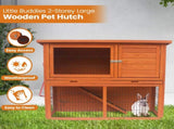 Little Buddies 2-Storey Wooden Pet Rabbit Hutch S0123
