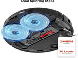 Rotating Mop Cloth or Saros 10R & Saros Z70 Robot Vacuum Cleaner, 4PCS High-Absorbency Microiber, V1259-DP01-F-368