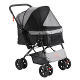 VEVOR Pet Stroller, 4 Wheels Dog Stroller Rotate Brakes, 44lbs Weight Capacity, Puppy Stroller V952-CWTCCGK4QSHSU0H92V0