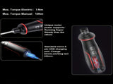 41-in-1 electric screwdriver, rechargeable screwdriver, multi-functional tool set, DIY tools, V1106-147-BLA-04074
