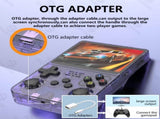 Black Retro Portable Gaming Console with 128GB, 2 Memory Card - 3D Games, HD Display, and Dual V888-ELOSUNG11634
