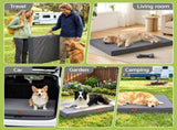 i.Pet Dog Bed XL Water-resistant Egg Crate Foam Orthopedic Pet Mat Grey DBED-PAD-XL-GY