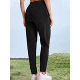 New Sport Stretch Active Pants for Women withs Tapered Casual Workout Pants with Zipper V1366-AZ2-W-11613