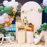 4 Hard Carboard Display Stand Round Plinth Cylinder Pedestal Wedding Flower V201-SUN0004WH8AU