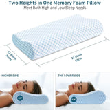 55 x 35CM Ergonomic Cooling Memory Foam Contour - Slow Rebound Cervical Neck Support Bed V888-ELOSUNG55247-2