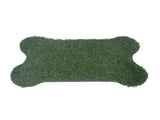 YES4PETS 4 x Grass replacement only for Dog Potty Pad 63 X 38.5 cm V278-4-X-GRASS-BONE-212