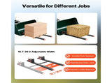 Pallet Forks, 1814 kg Clamp on Pallet Forks, 149 cm Total Length Heavy-Duty Tractor Fork with V952-TPHCKDJK60INXOZ1G001V0