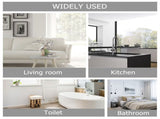 Bathroom Paper Towel Holder, Black Stainless Steel, Simple and Practical Design V1192-AZ-W-19329