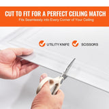 Ceiling Tiles 96-Pack 20 x 20 in Polystyrene Easy Installation Glue-up V952-THBZPSB96J507BX42V0