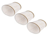 3Pcs Small Lamp Shades Hand Crafted Exquisite Soft Lightweight Dustproof High Luminousness Table V1294-YM0715-3119210304611