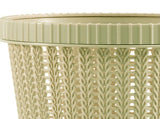 Pulling Bag Trash Can Imitation Rattan Round Plastic Garbage Bin Home Coverless Trash Storage Basket V1294-YM0716-3117220138913