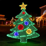 Jingle Jollys Christmas Lights 150cm Motif 220 LED Rope Light Outdoor Decoration XMAS-MOT-D-TREE-MC01
