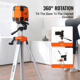 VEVOR Laser Level Tripod ¼ x 20 Thread 27.36-68.11 inch Height Adjustment V952-QZSJJBZSSTS0DI7ADV0