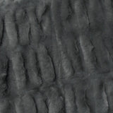 Harper Soft Ruched Pattern Faux Fur Throw Rug 127 x 152 cm Charcoal V442-ATX-THROW-HARPER-CHARCOAL-RE