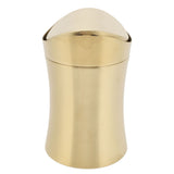 Countertop Trash Can 304 Stainless Steel Desktop Waste Garbage Bin Tiny Waste Basket with Lid for V1294-YM0901-3117240265411