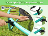 Bestway 8ft Trampoline Kids Rebounder Safety Net Enclosure Outdoor Fitness 2.44m for Ages 6 BW-TRAMPO-59102