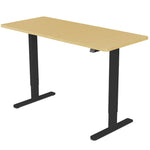 Fortia Sit To Stand Up Standing Desk, 120x60cm, 72-118cm Electric Height Adjustable, 70kg Load, V219-ADKSSTFOWOBK2A