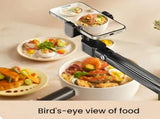 Flooring Phone Tripod with Swan Neck Arm Includes Phone Clamp & Selfie Remote, Multi-Angle V1107-CS-SJZBZJ