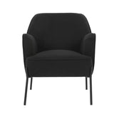 Hugo upholstered armchair black V178-67287