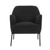 Hugo upholstered armchair black V178-67287
