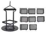 Tea Bag Organizer 2 Tier 8 Removable Baskets Up to 96 Teabags Storage Rotating Tea Bag Rack for V1294-YM0901-3118250134411
