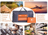 4-Pack Foldable Travel Duffel Bag Set Compact Carry-On Luggage in Pink, Blue, Green & Orange V1107-CS-LXSND4